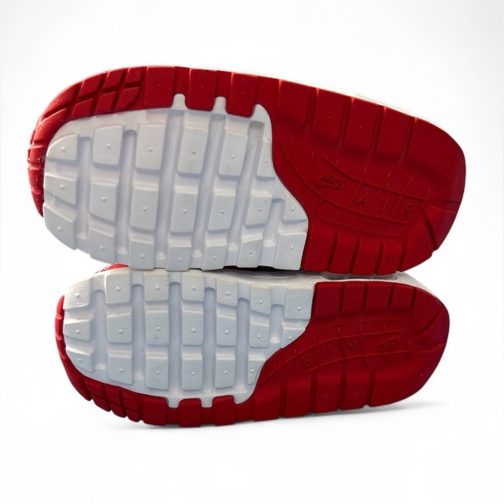 Nike Kids Air Max Zero Essential Toddler 6 Red & White Slip-on Sneakers NWOB - Picture 6 of 11